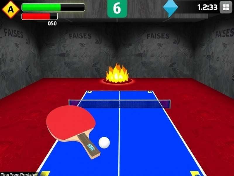 Ping Pong Predator Game Screenshot
